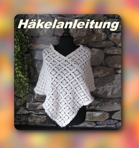 Häkelanleitung poncho ophelia - häkelanleitung,