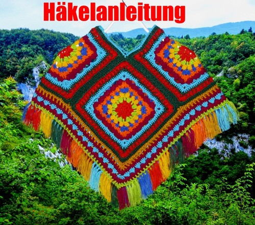 Häkelanleitung farbenfroher - -,