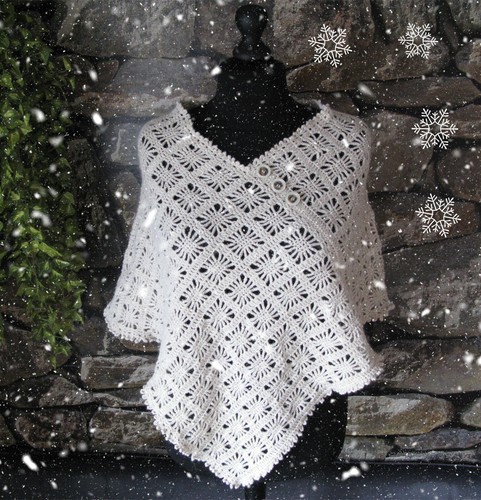 Häkelanleitung poncho ophelia - poncho,